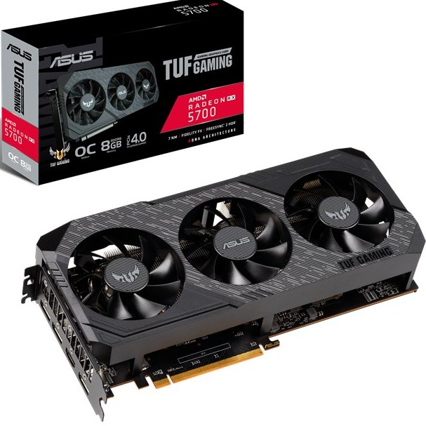کارت گرافیک TUF Gaming Radeon RX 5700 O8G Asus(استوک)